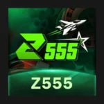 Z555 Game APP logo in green color