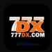 777DX Game app icon with bold orange and white lettering on a black rounded square background.