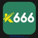 K666 Game App logo in yellow and white color with green and black background.
